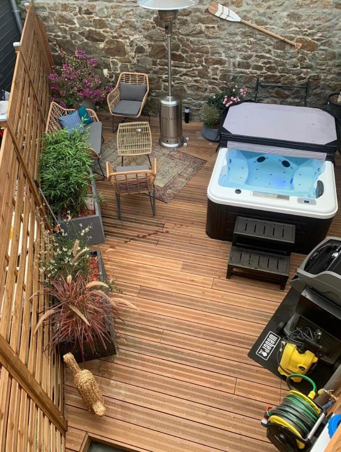 Saint Malo - Jolie Maison Avec Jacuzzi 150M Gare Exterior foto